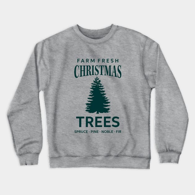 Christmas tree farm Crewneck Sweatshirt by My Happy-Design